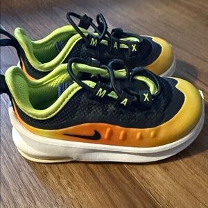 Nike Kids' Black, Orange, and Yellow Sneakers
